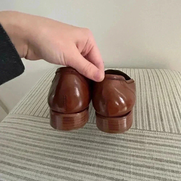 $890 LUKURE Hand crafted/painted in Italy soft Capri Kangaroo leather loafer 36 - Picture 10 of 12